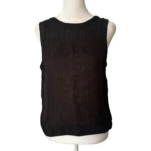 Search for Sanity black sleeveless top size XS